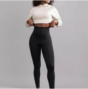 Shapermint Empetua® High Waisted Black Shaping Leggings size Medium NWOT